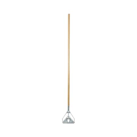 Unisan 63" Mop and Broom Handles, 1.13" Dia, Natural, Wood UNS 603